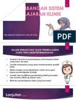 PTM 3 &4 Pengembangan Sistem Pembelajaran Klinik