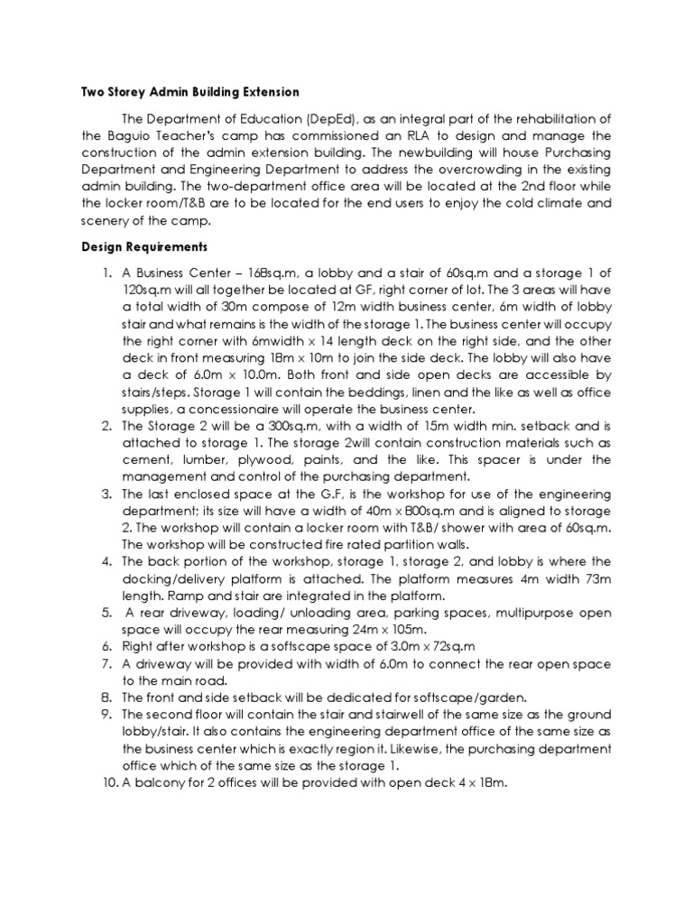 Plan design problem 2 pdf stairs