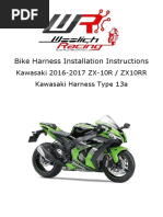 Bike Harness Installation Kawasaki Type 13a 2016 2017 ZX10R ZX10RR v02