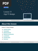 Lesson 13 App UI Design