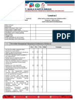 Fire Safety Audit Data Checklist