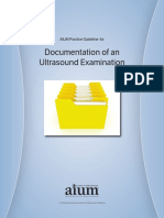 Documentation of An Ultrasound Examination