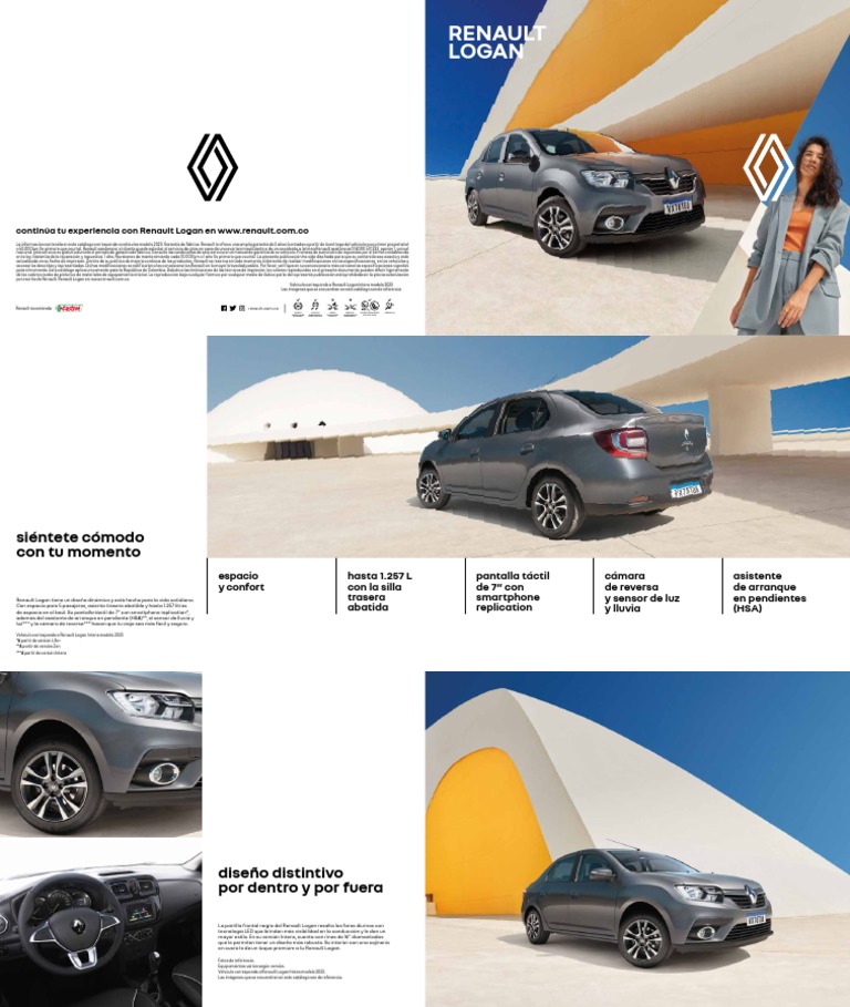 Renault Logan Intens 2023: Características y Diseño | PDF | Airbag ...