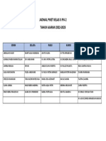 Jadwal Piket Kelas X Ipa 2