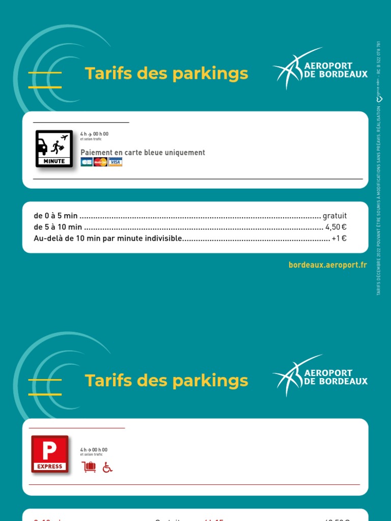 tarifs_parkings_aeroport_de_bordeaux_janvier_2023 PDF
