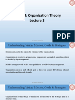 MSL733 Organization Theory Lecture 3