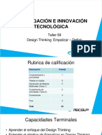 Tal09 - Design Thinking - Empatizar y Definir