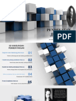 Abstract Blue Cube PowerPoint Templates