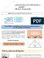 "Programa de Prevención y Atención de Trastornos de La Conducta Alimentaria en Salud Pública" Cap's Villa Verde - Municipio de Pilar