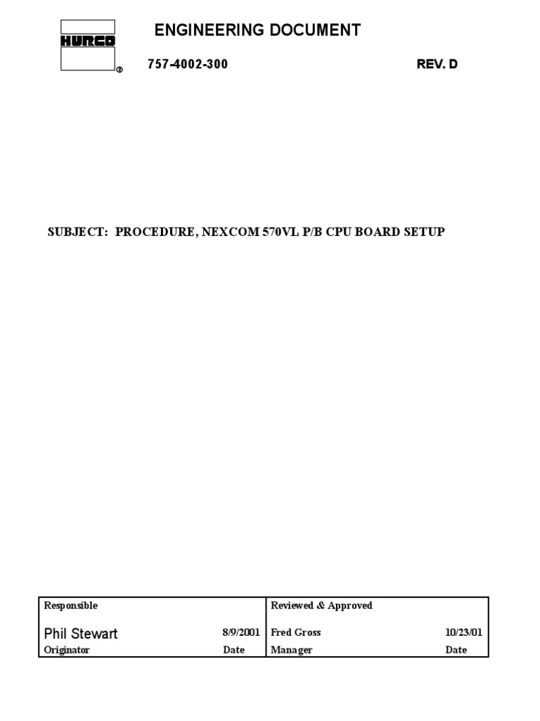 Nexcom 570VL CPU Board Setup Guide | PDF | Dynamic Random Access Memory ...