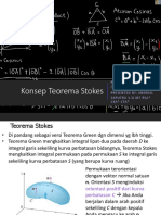 Konsep Teorema Stokes