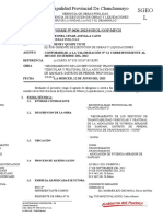 Informe #0000 - Conformidad A La Valorizacion #12 - Contratista Mirador de Sangani