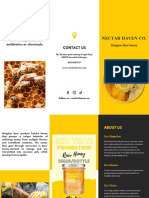 Yellow and White School Trifold Brochure