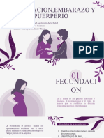 Fecundacion, Parto, Puerperio y Aborto - sharELY BATALLANOS