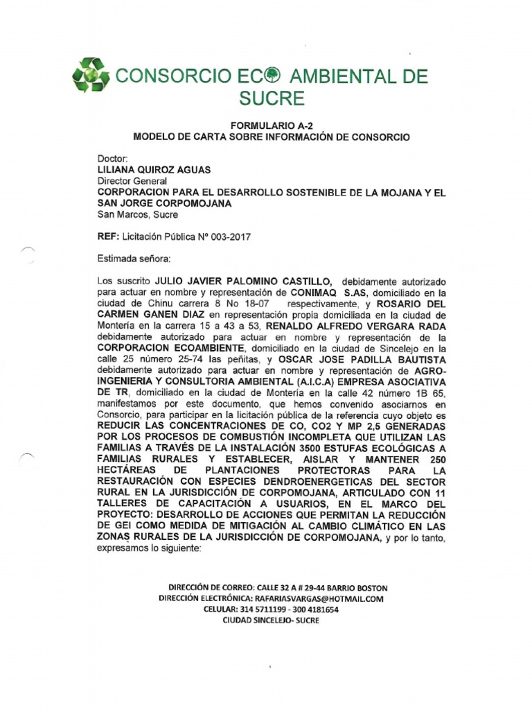 Carta Consorcial | PDF