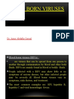 Session 6 L Blood Borne Viruses HIV HV