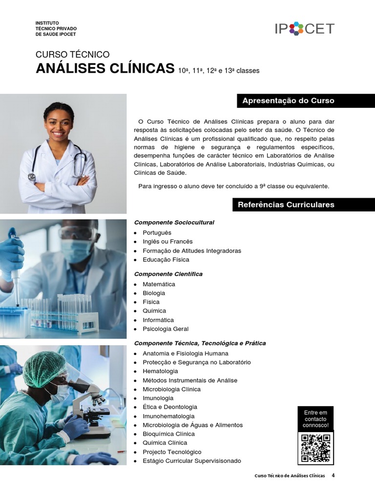 Curso Técnico Análises Clínicas | PDF | Bioquímica | Química