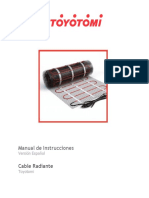 Cable Radiante Toyotomi