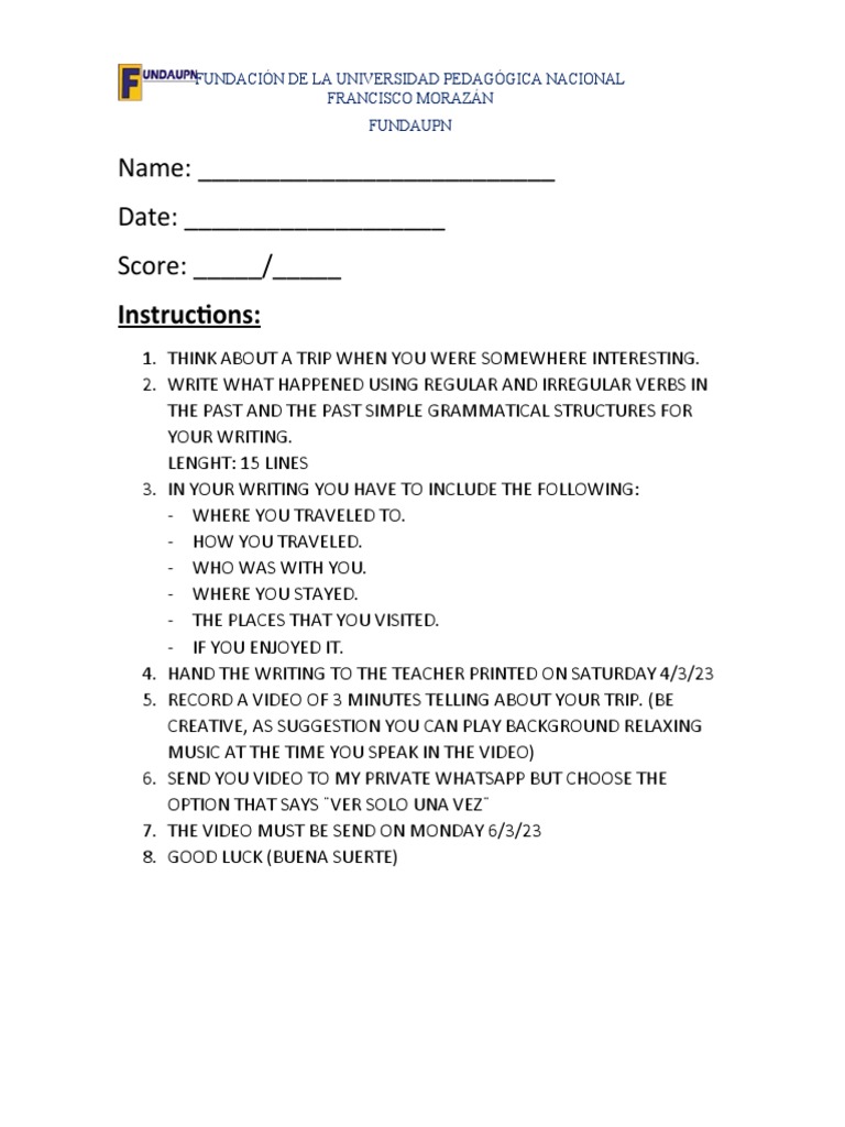 Assignment 3 Level 2 Presencial | PDF | Foreign Language Studies | Art