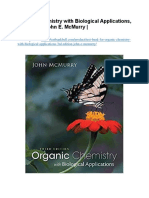 Test Bank For Organic Chemistry With Biological Applications 3rd Edition John e Mcmurry