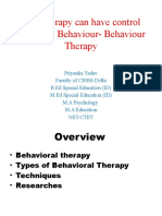 Behaviour Therapy