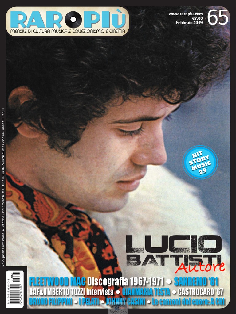 RAROPIU' N.65 LUCIO BATTISTI Fernando Fratarcangeli Febbraio 2019