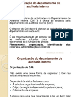 Organização Do Departament de Auditoria Interna