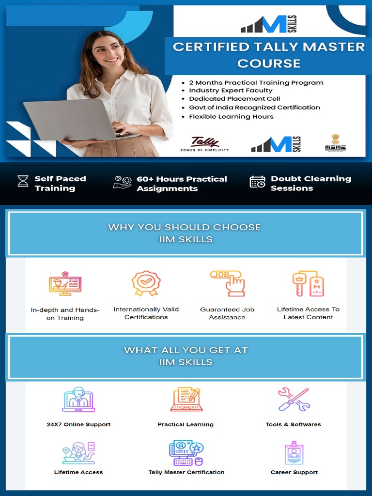 Tally Course Brochure PDF Debits And Credits Financial Economics