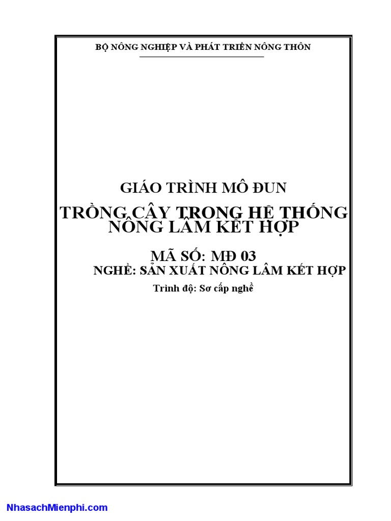 Nhasachmienphi giao trinh trong cay trong he thong nong lam ket