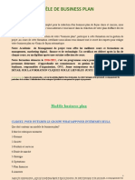 Modele Business Plan