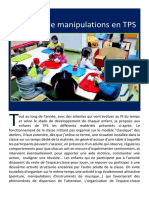 Activit S de Manipulations en Tps