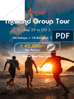 Thailand Group Tour Sept