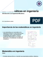 Clase 03 - Matemáticas en La Ingeniería