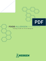 Neogen Food Allergen Handbook Testing Guide For Food Allergens