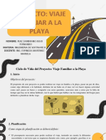 Proyecto de Viaje Familiar A La Playa