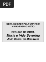 Morte_severina Resumo UFPI