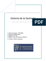 Historia de La Sastreria