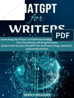 Sean A Williams - ChatGPT For Writers 2024