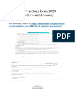 Ati RN Pharmacology Exam 2020 Latest Questions and Answers