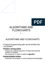 Algorithms and Flowcharts