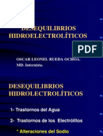 Desequilibrios hidroelectroliticos