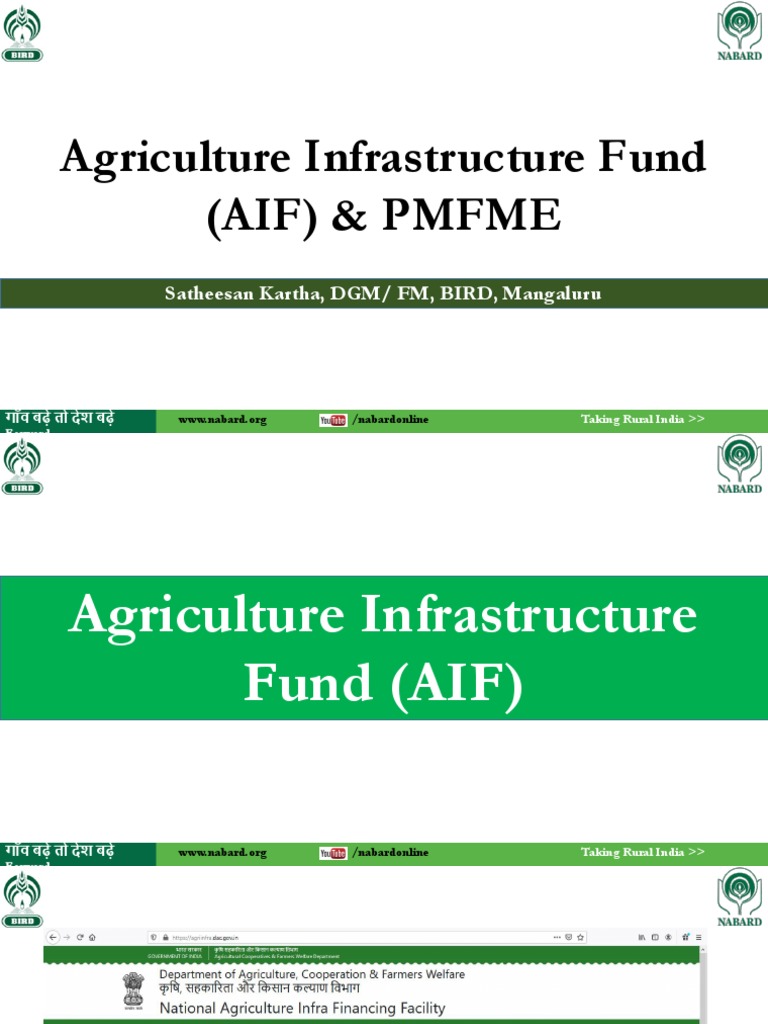 Aif & Pmfme | PDF | Loans | Interest