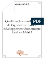 agriculture et developpement economique haiti