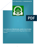 Nigerian Peoples and Culture