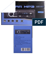 Amplificador - Vision 1801BT - Manual PT-BR