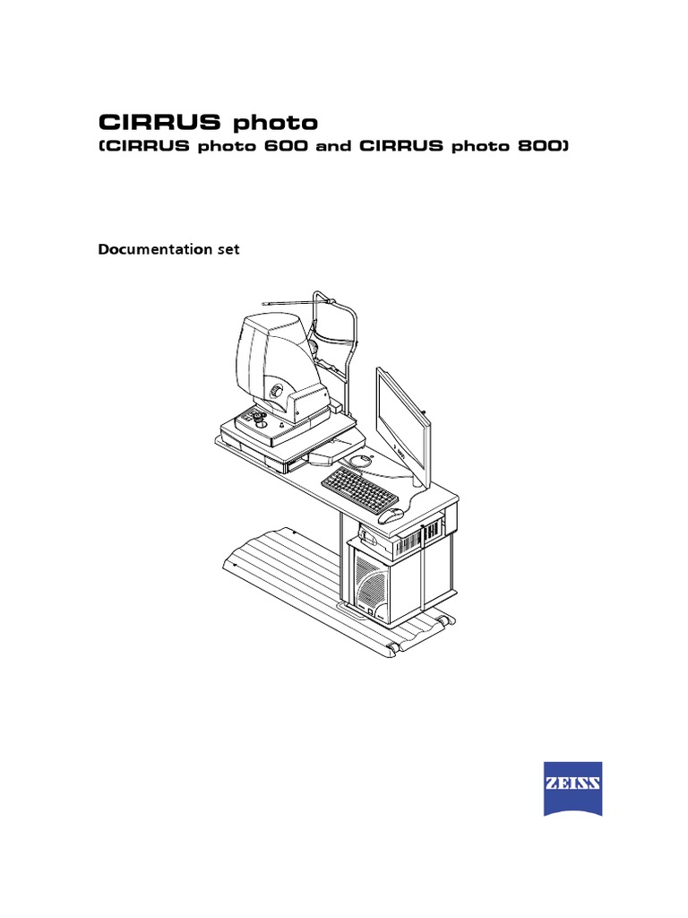 Zeiss Cirrus Photo 600 Manual | PDF | Electrical Connector | Ac Power ...