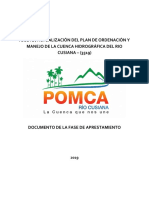 Aprestamiento Actualización POMCA Río Cusiana 2019