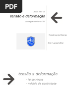 Aula 2 - Tensão e Deformação