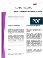 Apostila Curso de Rigging - R09 R10 - Duplicate e Clonagem e Planejamento de Rigging