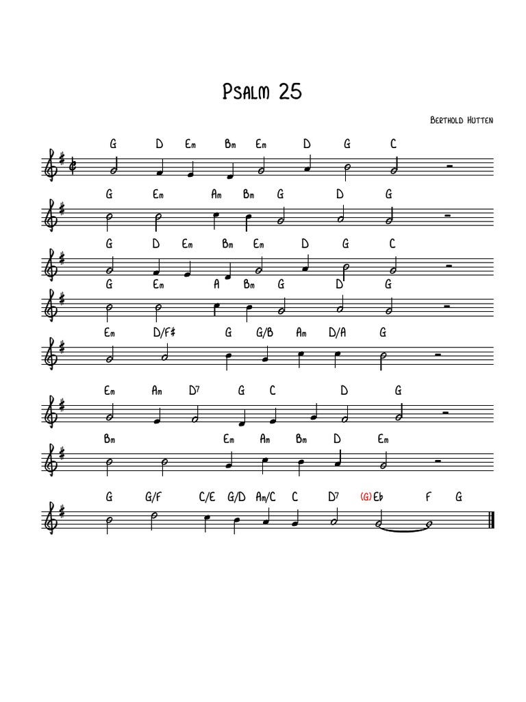 Psalm 25 pdf